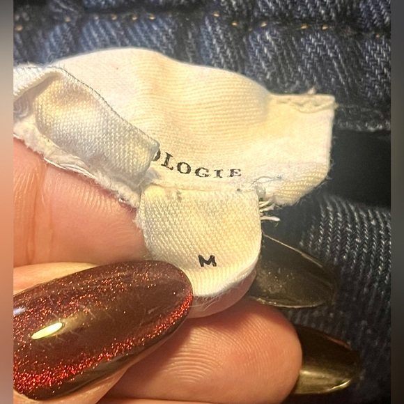 Anthropologie Wide Leg Smocked Waist Culottes - Picture 9 of 11